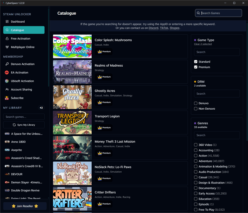 CyberSpace feature 1