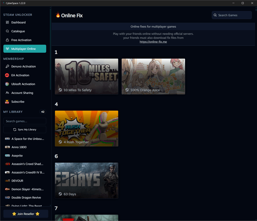 CyberSpace feature 6